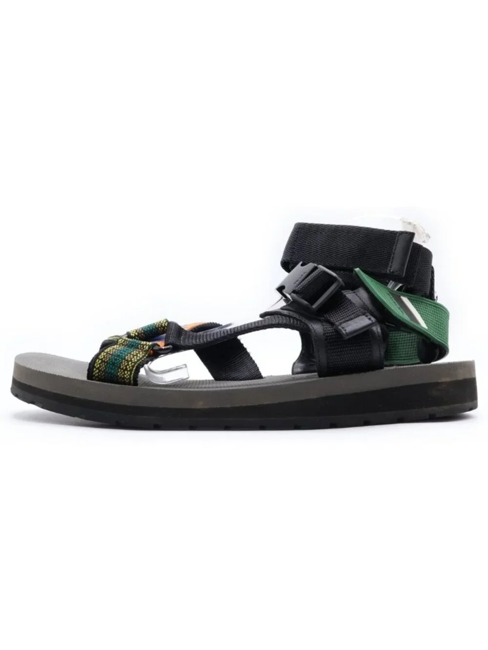 Prada Belt Sports Sandals Black